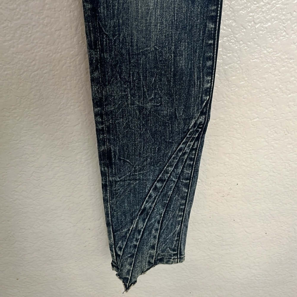 7 for all Mankind Acid Wash High Waist Gwenevere Jeans - Picture 2 of 6